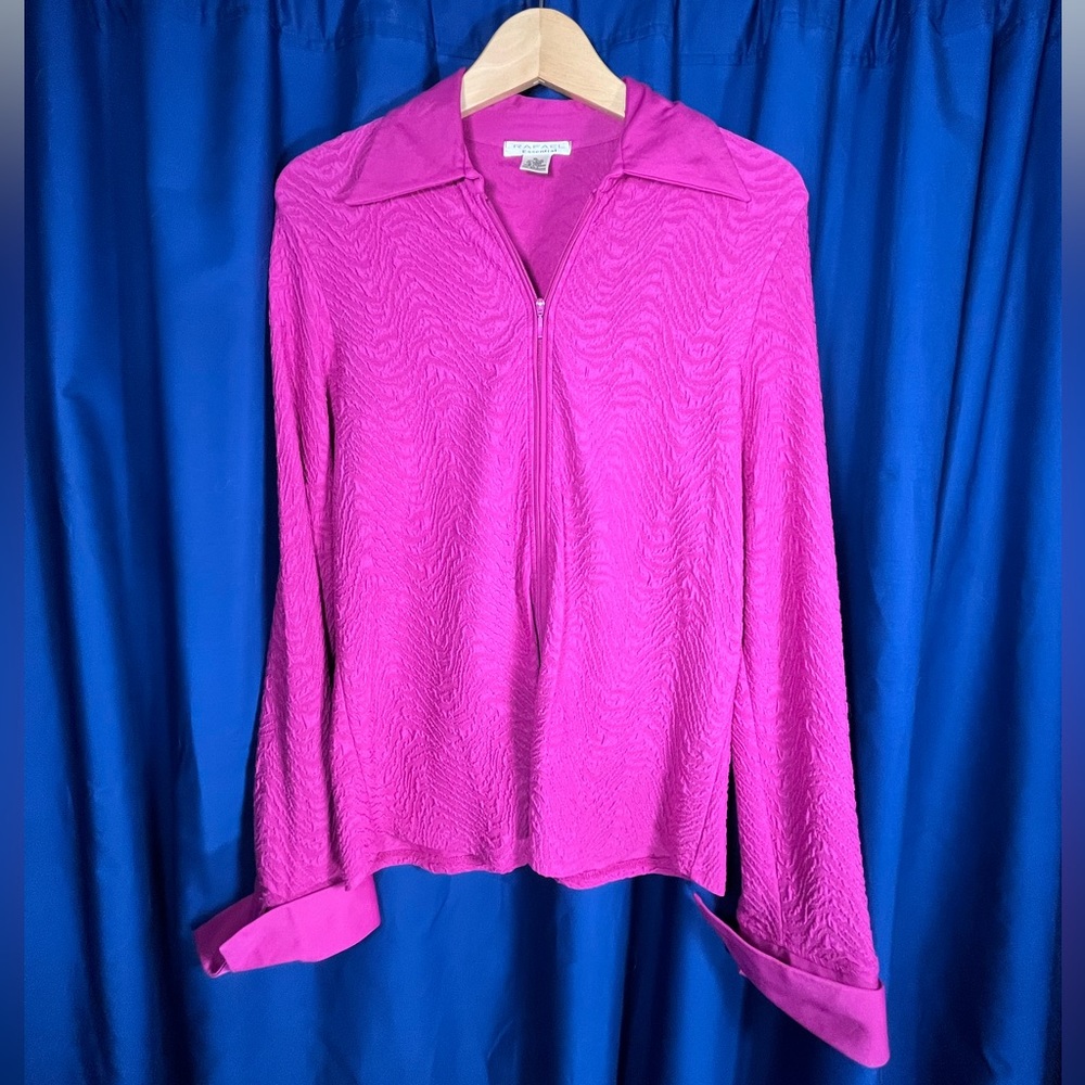 Beautiful Rafael Essential Zipper Blouse